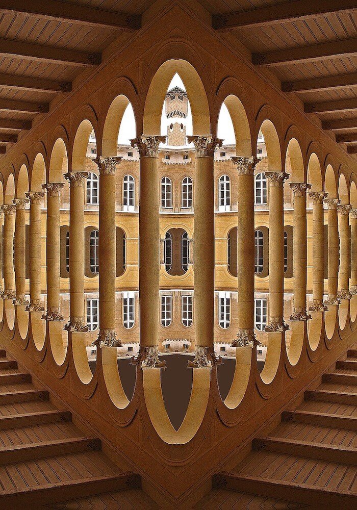 Mit Symmetrie in der Fotografie arbeiten Symmetrie und großartige Komposition