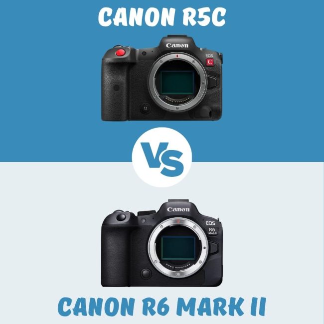 Comparación Canon R5c vs Canon R6 Mark II