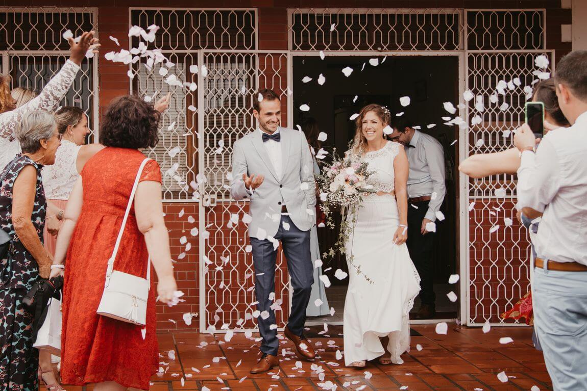 fin de la ceremonia de boda ceremonia de boda