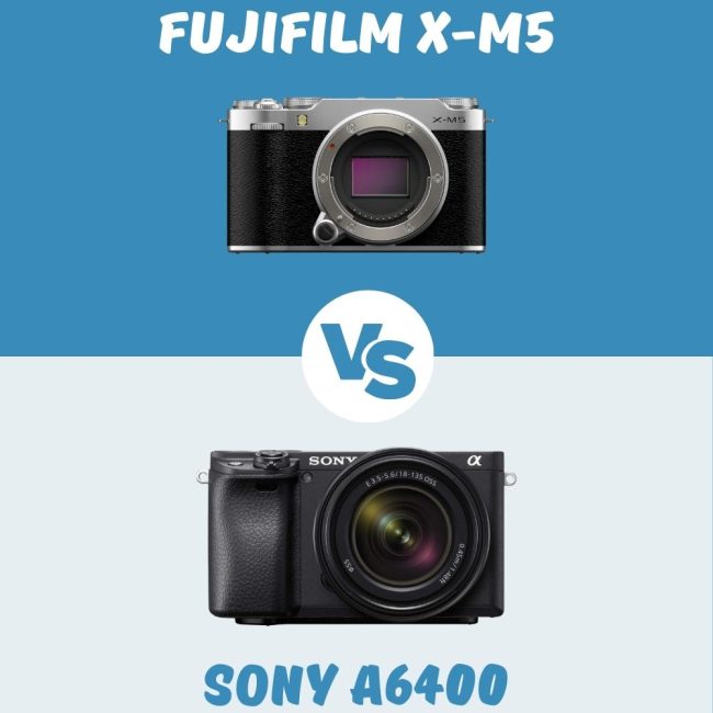 Comparación entre Fujifilm X-M5 y Sony a6400