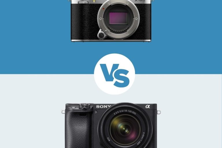Fujifilm X-M5 vs Sony a6400 Comparación entre Fujifilm X-M5 y Sony a6400