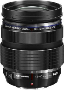 Objetivo Olympus 12-40 mm f:2.8 para MFT gran objetivo zoom estándar de Olympus