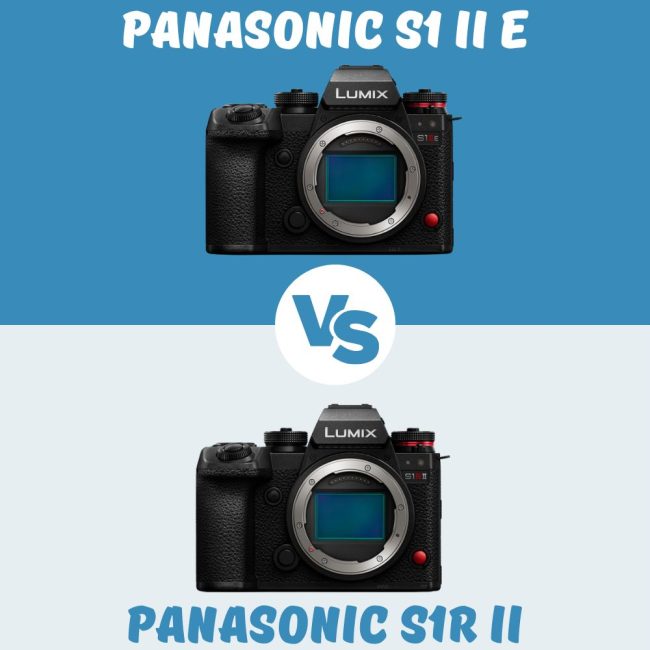 Comparación Panasonic S1 II E vs Panasonic S1R II