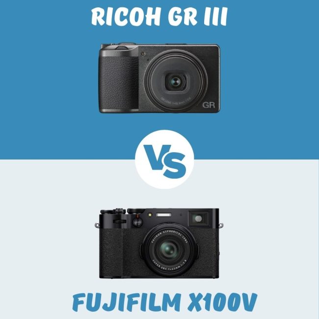 Comparación entre Ricoh GR III y Fujifilm X100V