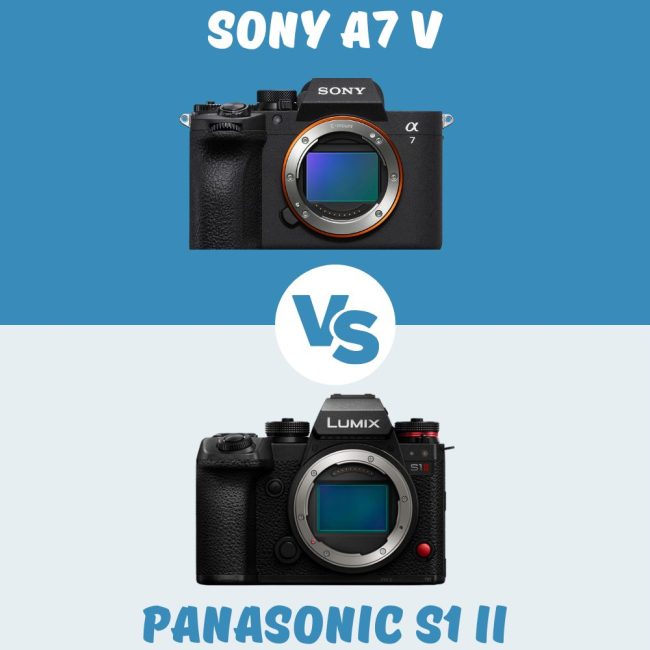 Sony A7 V vs Panasonic S1 II Comparación Sony A7 V vs Panasonic S1 II