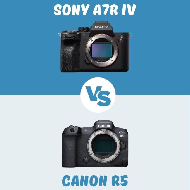 Comparación Sony A7R IV vs Canon R5