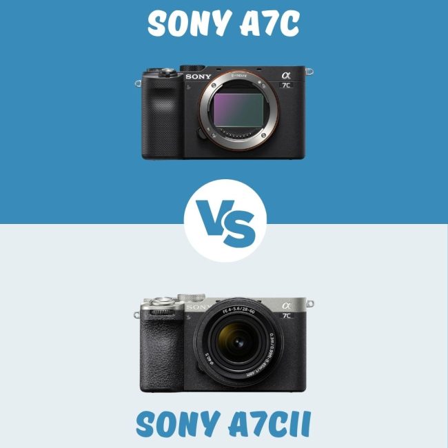 Comparación Sony A7c vs Sony A7cii