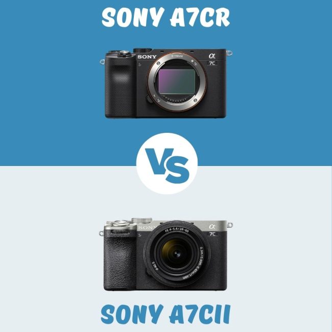 Comparación Sony A7cr vs Sony A7cii