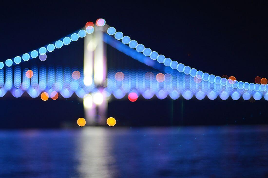 fotografía nocturna y bokeh haciendo una gran fotografía nocturna