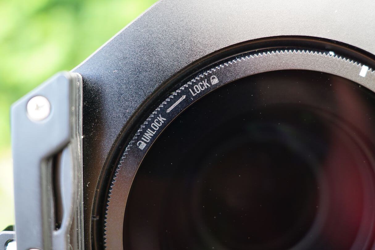 soporte de filtro Nisi V7 para filtro CPL bloquear desbloquear soporte de filtro Nisi V7
