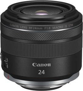 Ejemplo de objetivo macro Canon RF Objetivo macro Canon RF