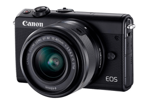 otro ejemplo de cámara sin espejo otro ejemplo de una cámara sin espejo Canon