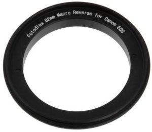 accesorios de macrofotografía anillo inversor de Fotodiox para macrofotografía