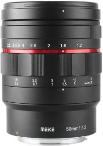 Objetivo de terceros Meike para montura Canon RF Meike 50mm montura Canon RF