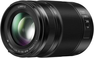 objetivo Panasonic 35-100mm f:2.8 para Micro Cuatro Tercios gran objetivo telefoto para viajar de Panasonic