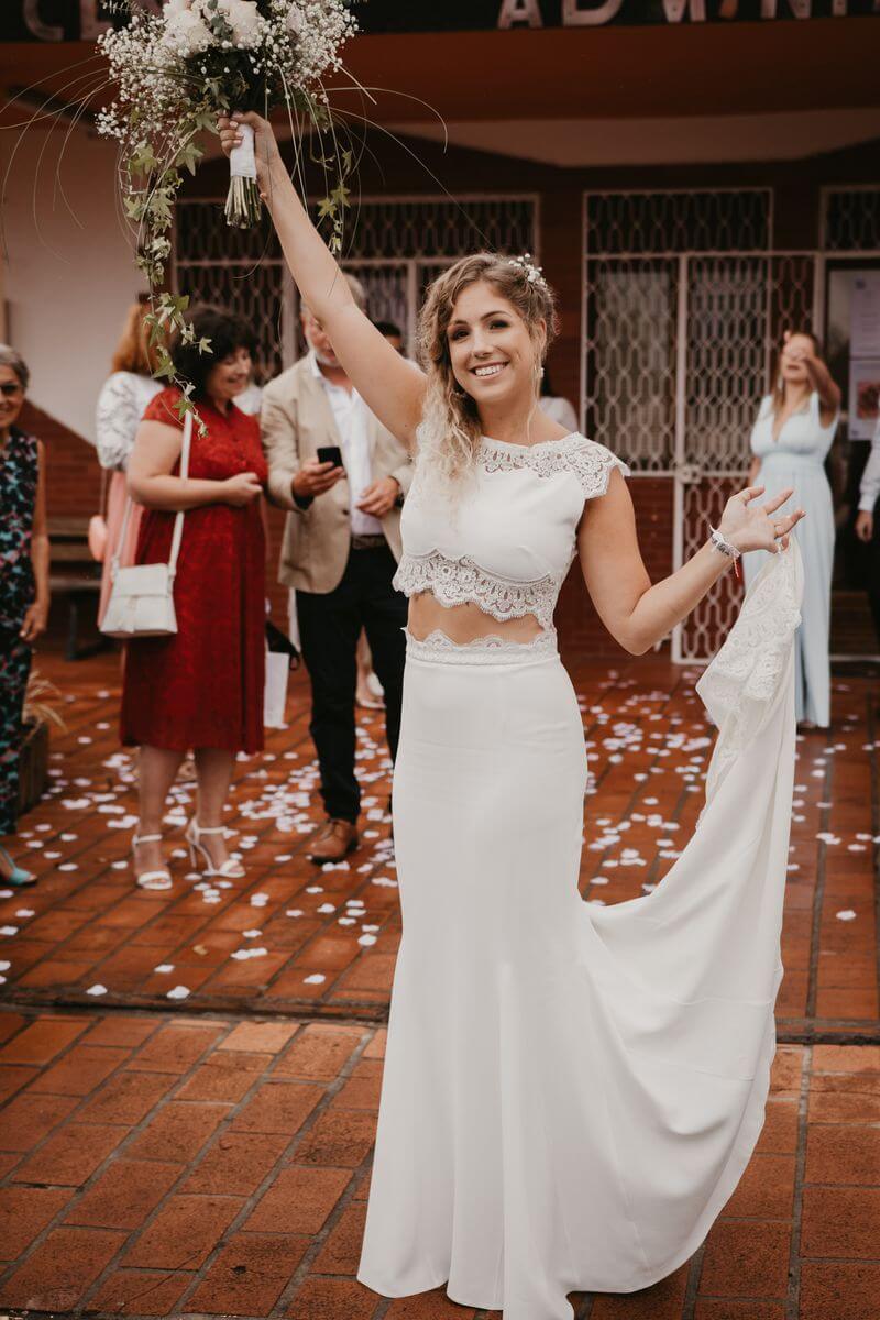 foto de la novia fotografía de vestido de novia