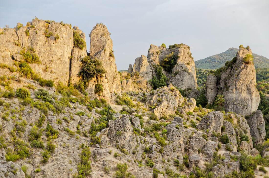 pináculos y rocas en Mourèze pináculos rocosos de Mourèze