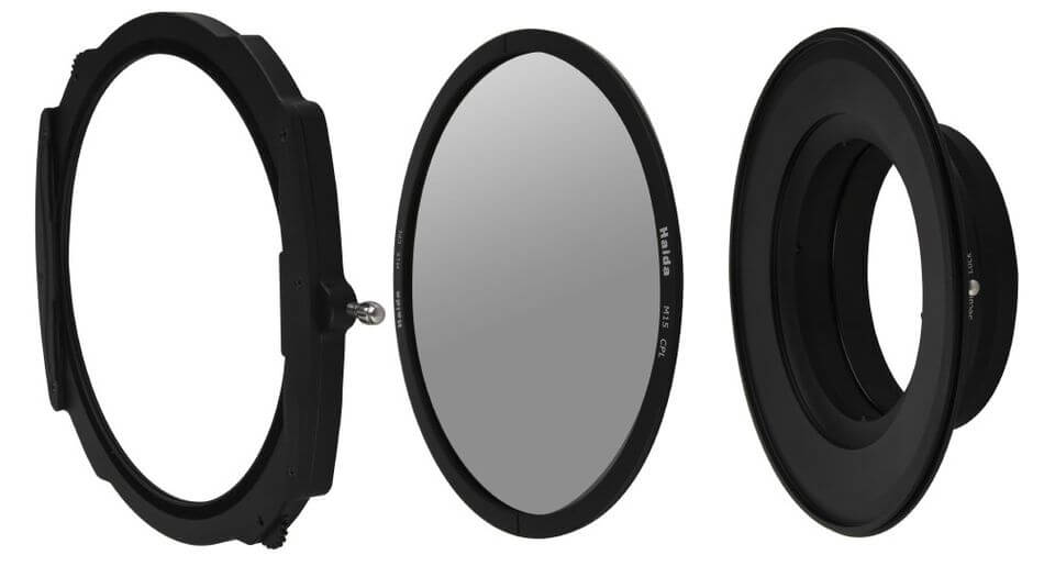 portafiltros Hoya M15 para objetivo gran angular de DSLR portafiltros Haida M15